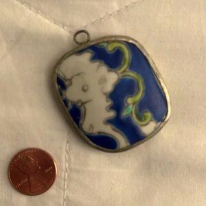 Japanese Pottery Pendant